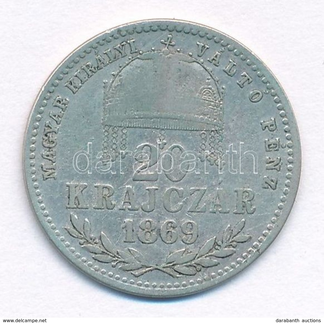 1869GYF 20kr Ag 'Magyar Királyi Váltó Pénz' T:2-
Adamo M11.1 - Zonder Classificatie