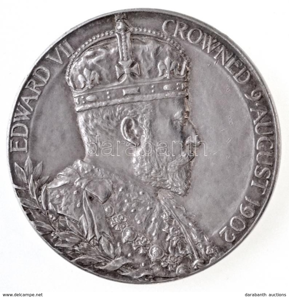 Nagy-Britannia 1902. 'VII. Eduárd és Alexandra Koronázása' Ag Emlékérem (12,67g/0.925/31mm) T:1-
Great Britain 1902. 'Co - Ohne Zuordnung