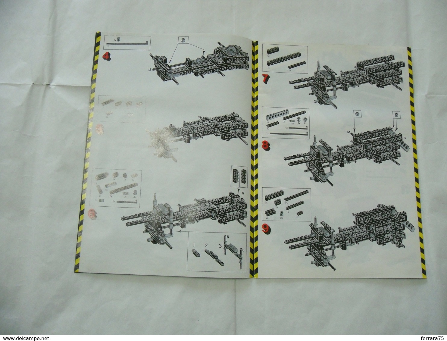 LEGO TECHNIC SOLO MANUALE ISTRUZIONI COSTRUZIONE 8859 TRATTORE VINTAGE - Catalogi