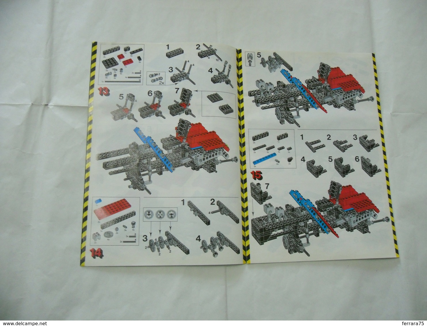 LEGO TECHNIC SOLO MANUALE ISTRUZIONI COSTRUZIONE 8859 TRATTORE VINTAGE - Catalogi