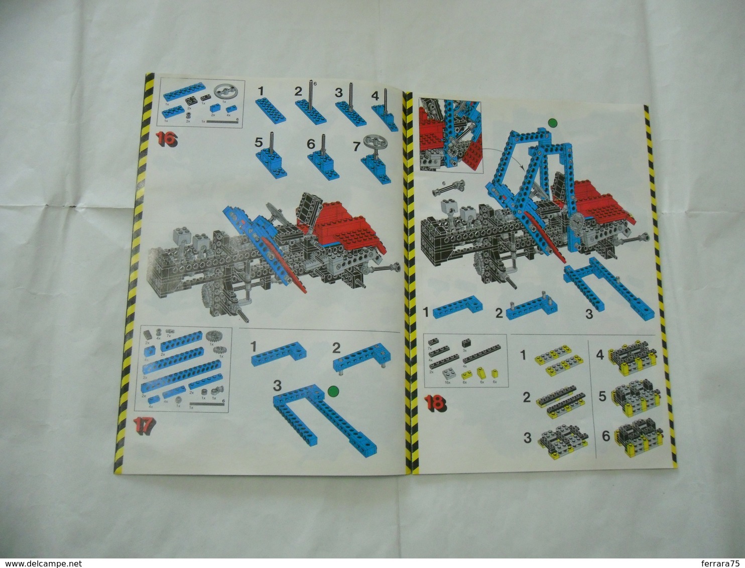 LEGO TECHNIC SOLO MANUALE ISTRUZIONI COSTRUZIONE 8859 TRATTORE VINTAGE