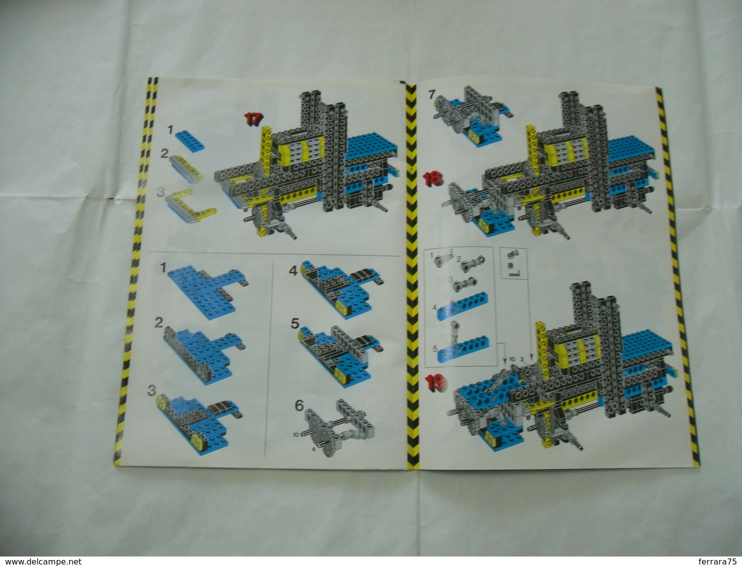 LEGO TECHNIC SOLO MANUALE ISTRUZIONI COSTRUZIONE 8859 TRATTORE VINTAGE