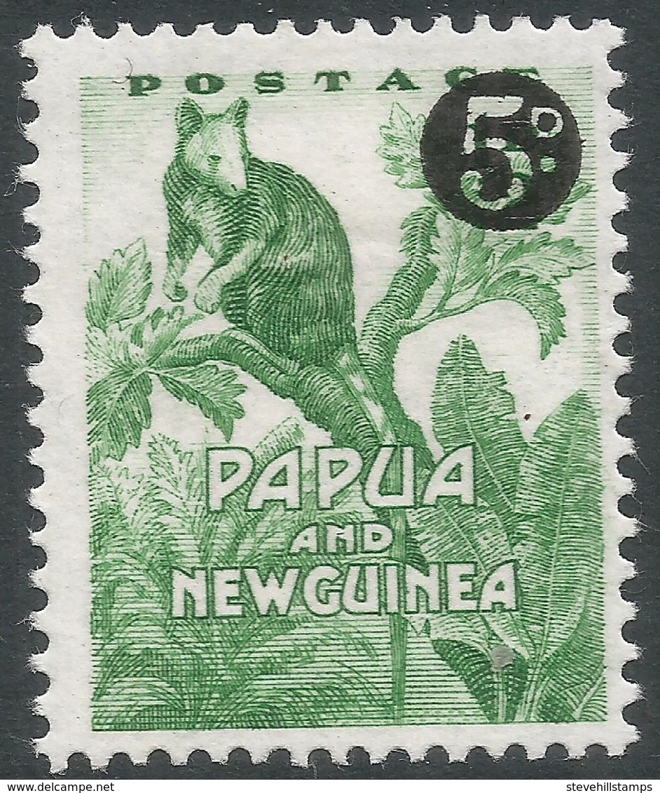 Papua New Guinea. 1959 Surcharged. 5d On ½d MH. SG 25 - Papua New Guinea