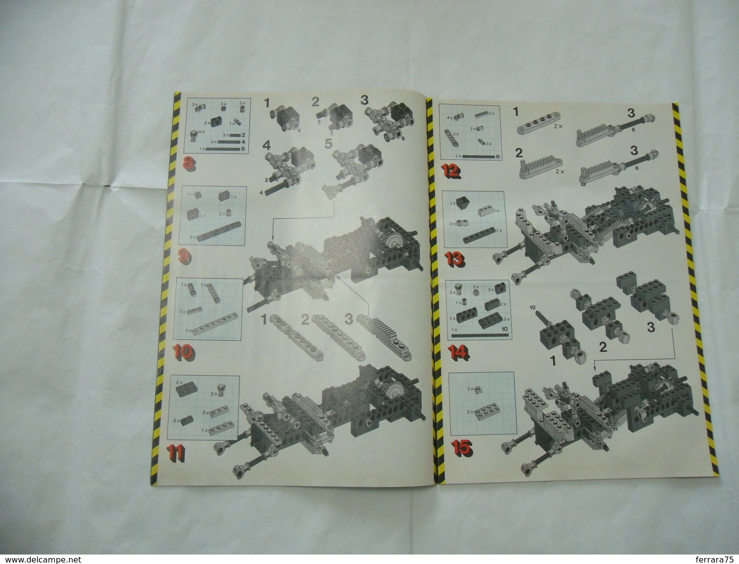 LEGO TECHNIC SOLO MANUALE ISTRUZIONI COSTRUZIONE 8848 TRATTORE VINTAGE - Catalogi