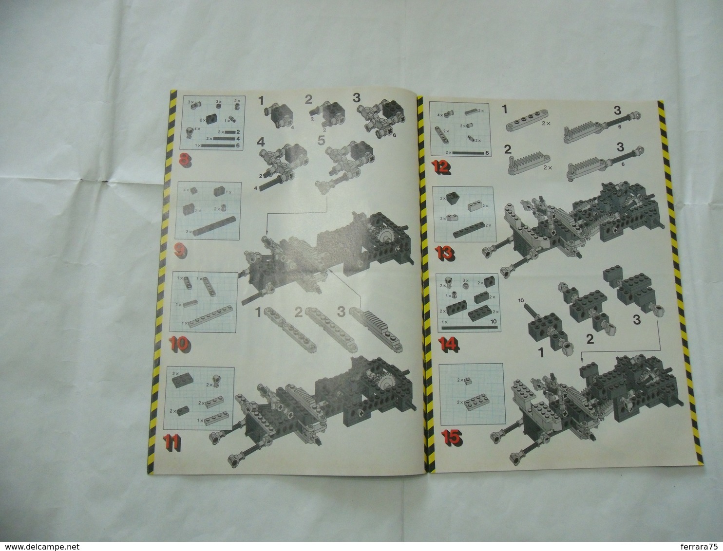 LEGO TECHNIC SOLO MANUALE ISTRUZIONI COSTRUZIONE 8848 TRATTORE VINTAGE - Cataloghi