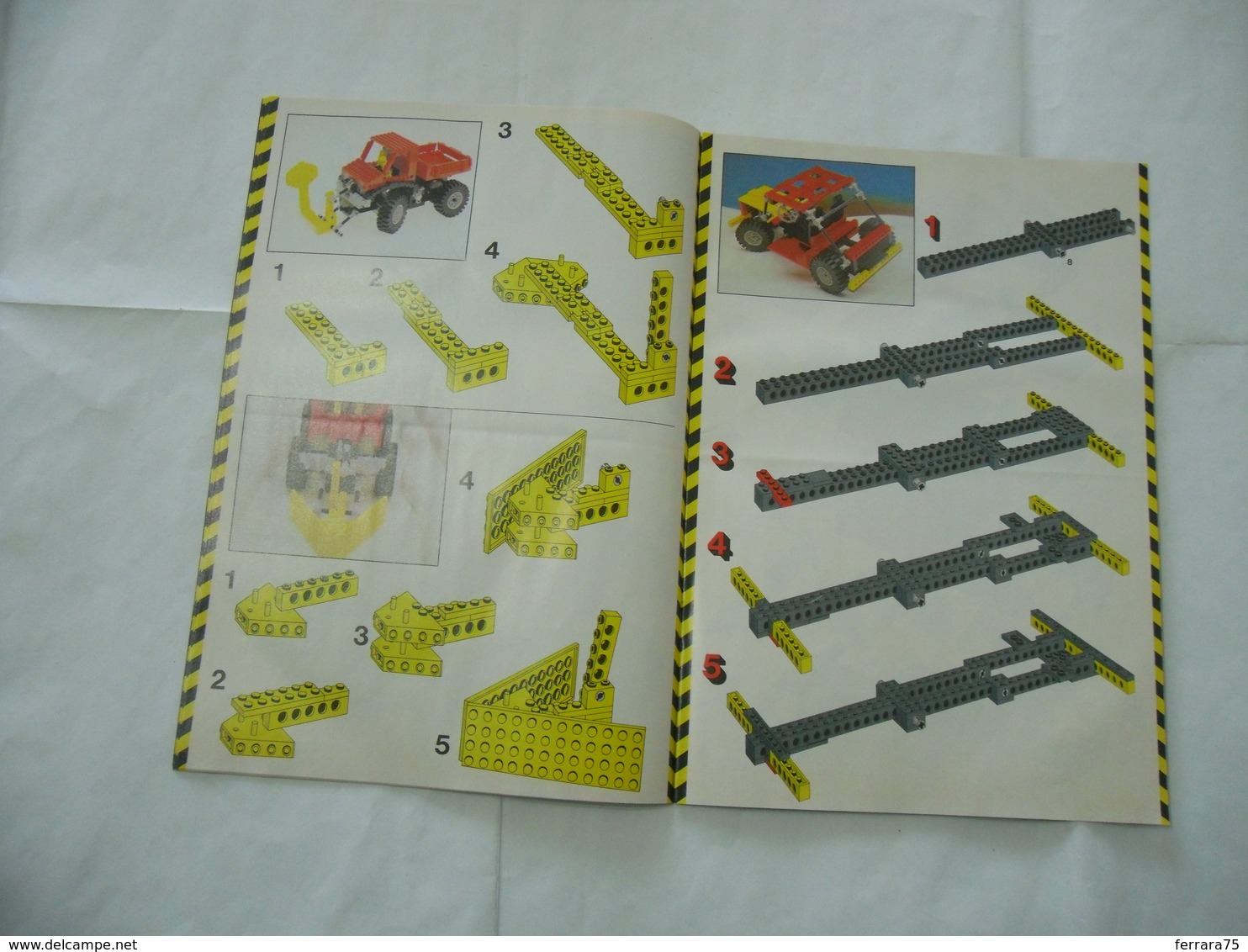 LEGO TECHNIC SOLO MANUALE ISTRUZIONI COSTRUZIONE 8848 TRATTORE VINTAGE