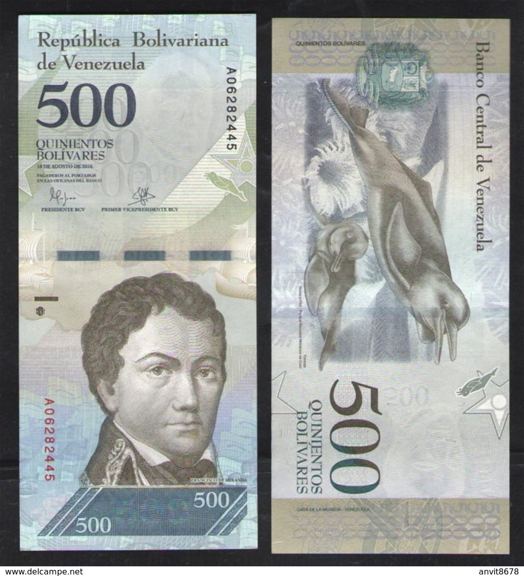 VENEZUELA 500  2016 UNC - Venezuela