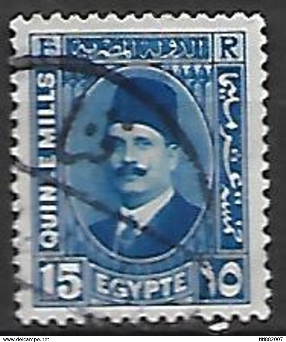 EGYPTE    -    1927 .  Y&T N° 124 Oblitéré - Oblitérés