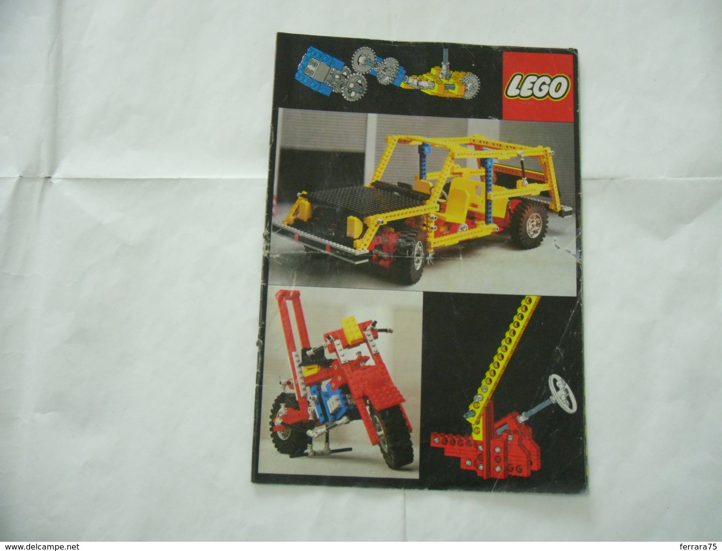 LEGO TECHNIC SOLO MANUALE ISTRUZIONI COSTRUZIONE 850-854-870 TRATTORE VINTAGE - Catalogues