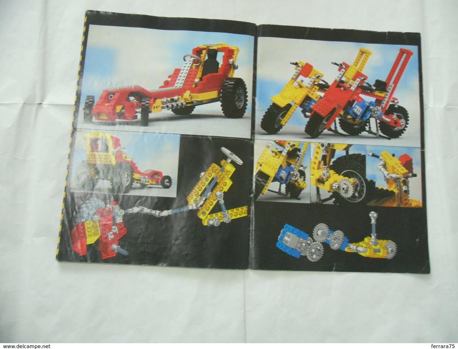 LEGO TECHNIC SOLO MANUALE ISTRUZIONI COSTRUZIONE 850-854-870 TRATTORE VINTAGE