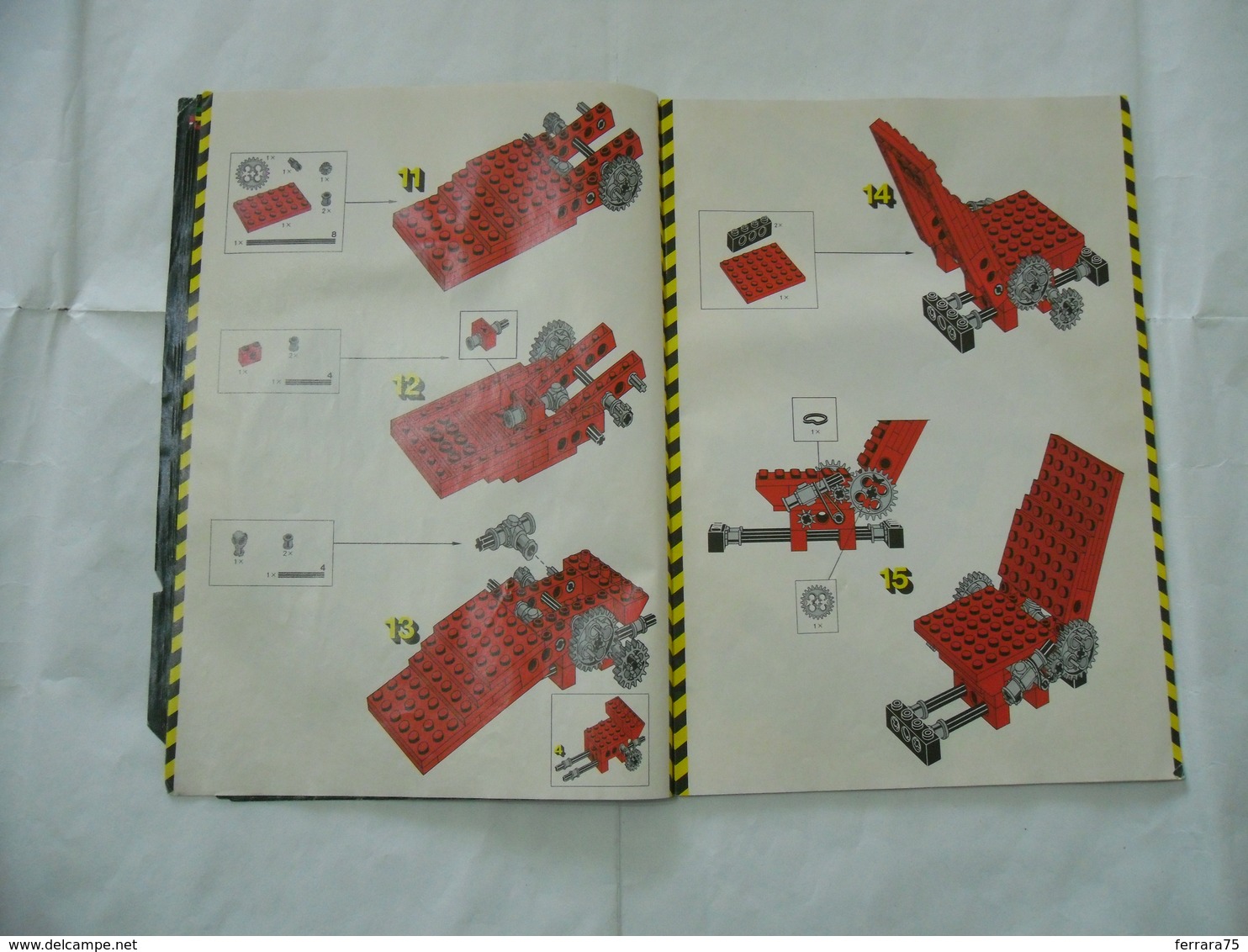 LEGO TECHNIC SOLO MANUALE ISTRUZIONI COSTRUZIONE 8860  VINTAGE