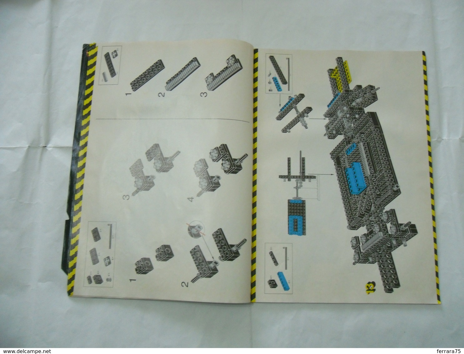 LEGO TECHNIC SOLO MANUALE ISTRUZIONI COSTRUZIONE 8860  VINTAGE