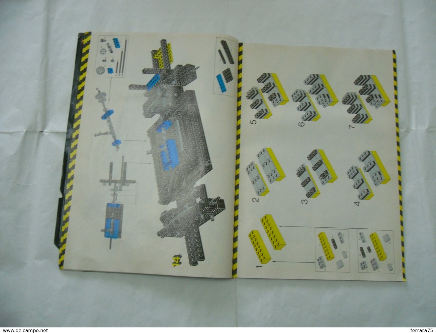 LEGO TECHNIC SOLO MANUALE ISTRUZIONI COSTRUZIONE 8860  VINTAGE