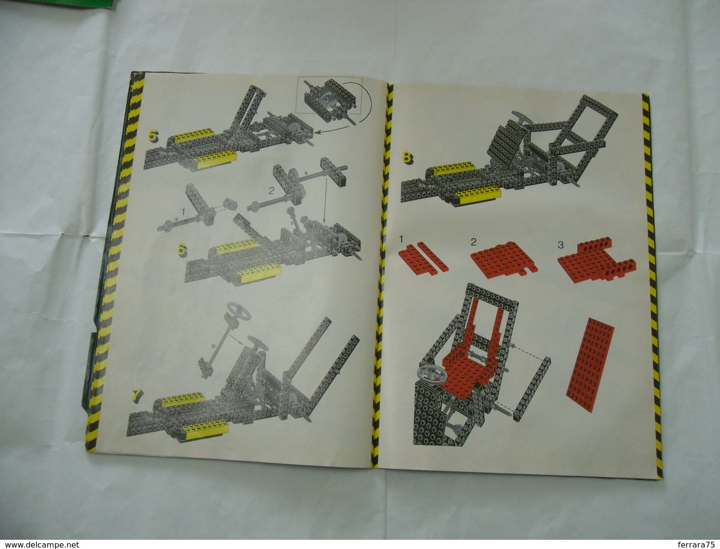 LEGO TECHNIC SOLO MANUALE ISTRUZIONI COSTRUZIONE 8860  VINTAGE