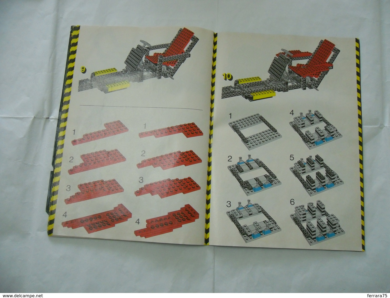 LEGO TECHNIC SOLO MANUALE ISTRUZIONI COSTRUZIONE 8860  VINTAGE