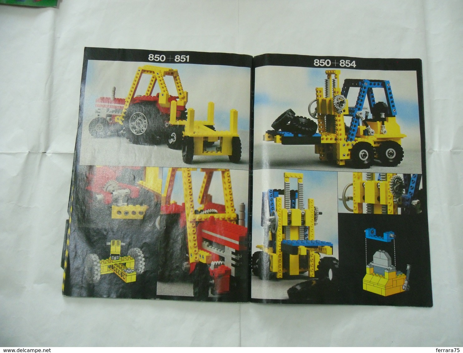 LEGO TECHNIC SOLO MANUALE ISTRUZIONI COSTRUZIONE 8860  VINTAGE