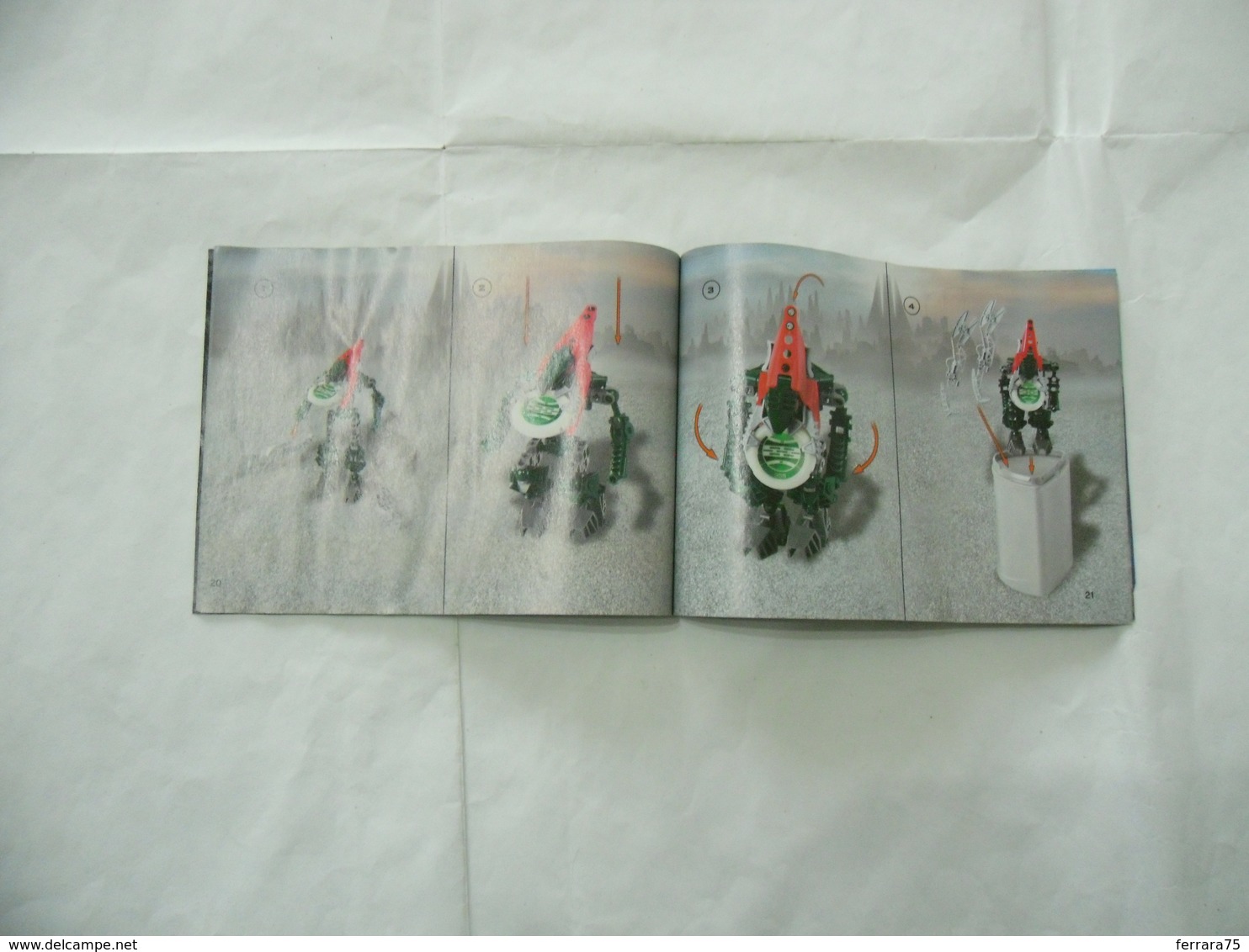 LEGO  SOLO MANUALE ISTRUZIONI COSTRUZIONE BIONICLE 8616 - Catalogs