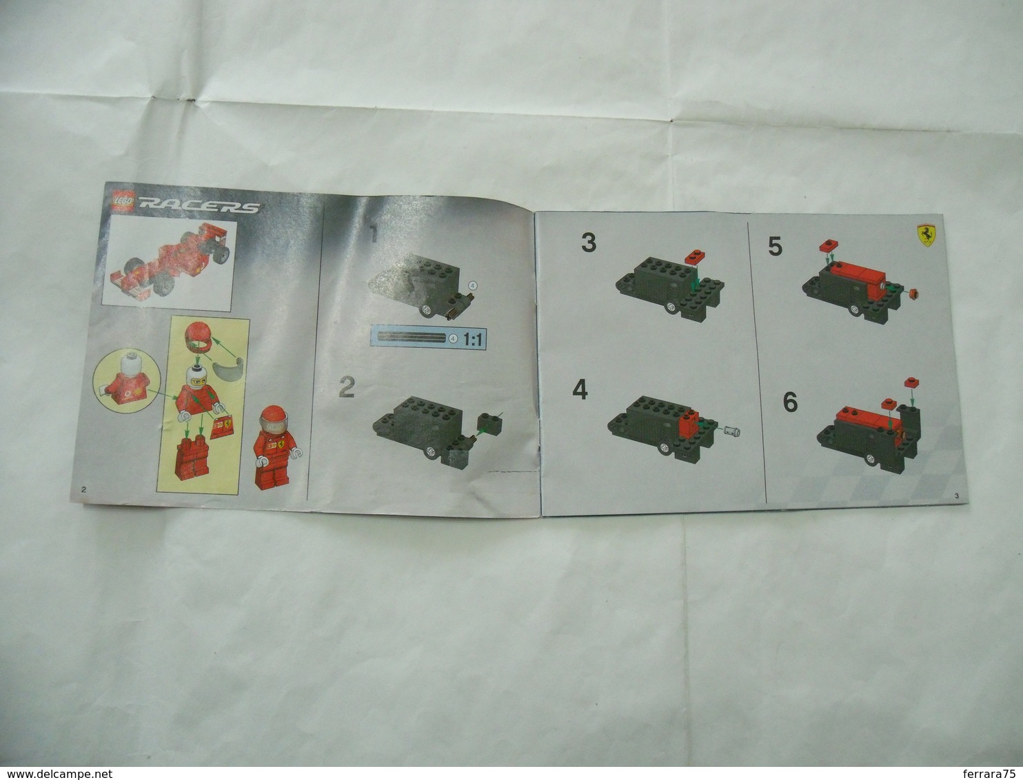 LEGO  SOLO MANUALE ISTRUZIONI COSTRUZIONE LEGO RACERS 8362. - Cataloghi