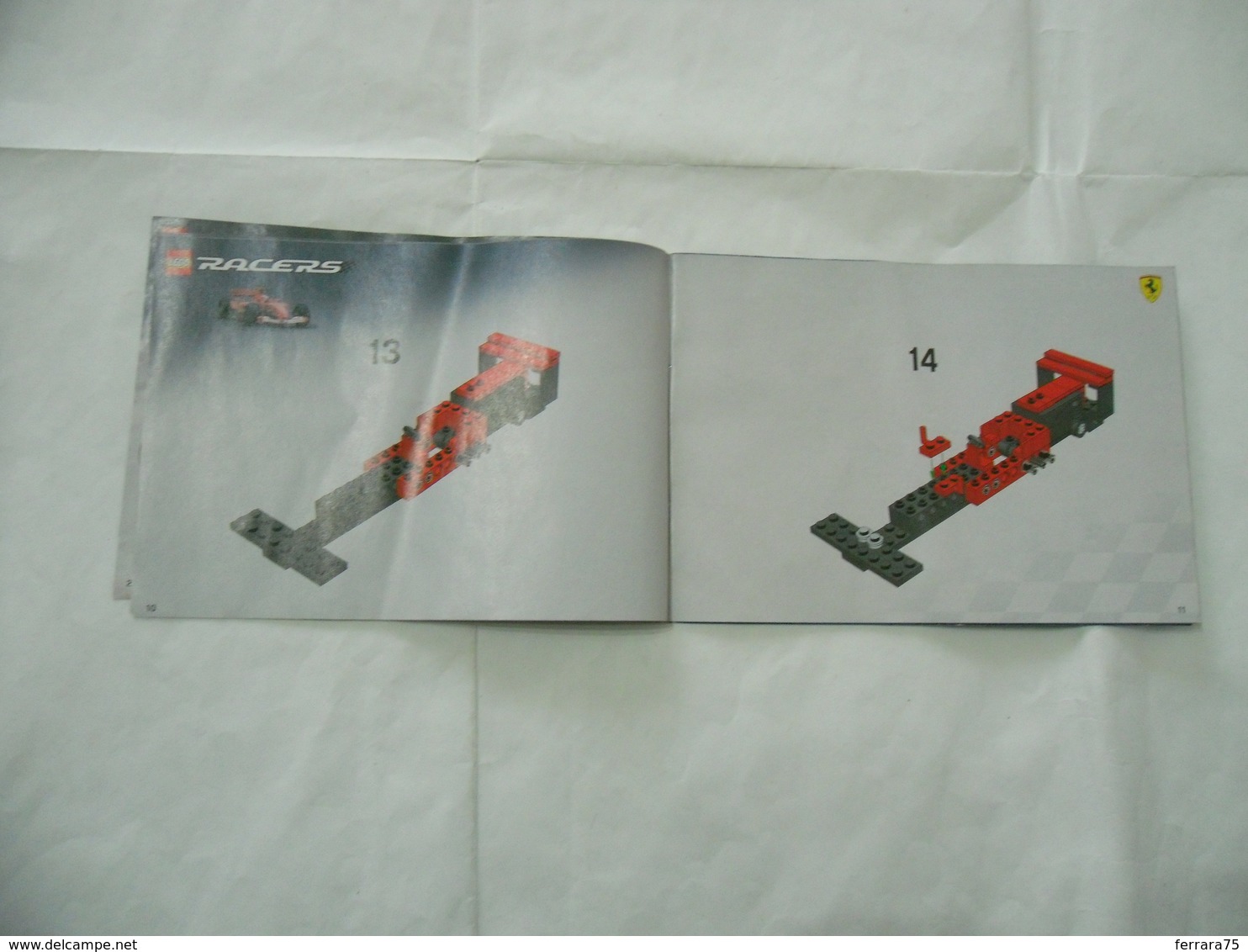 LEGO  SOLO MANUALE ISTRUZIONI COSTRUZIONE LEGO RACERS 8362. - Cataloghi