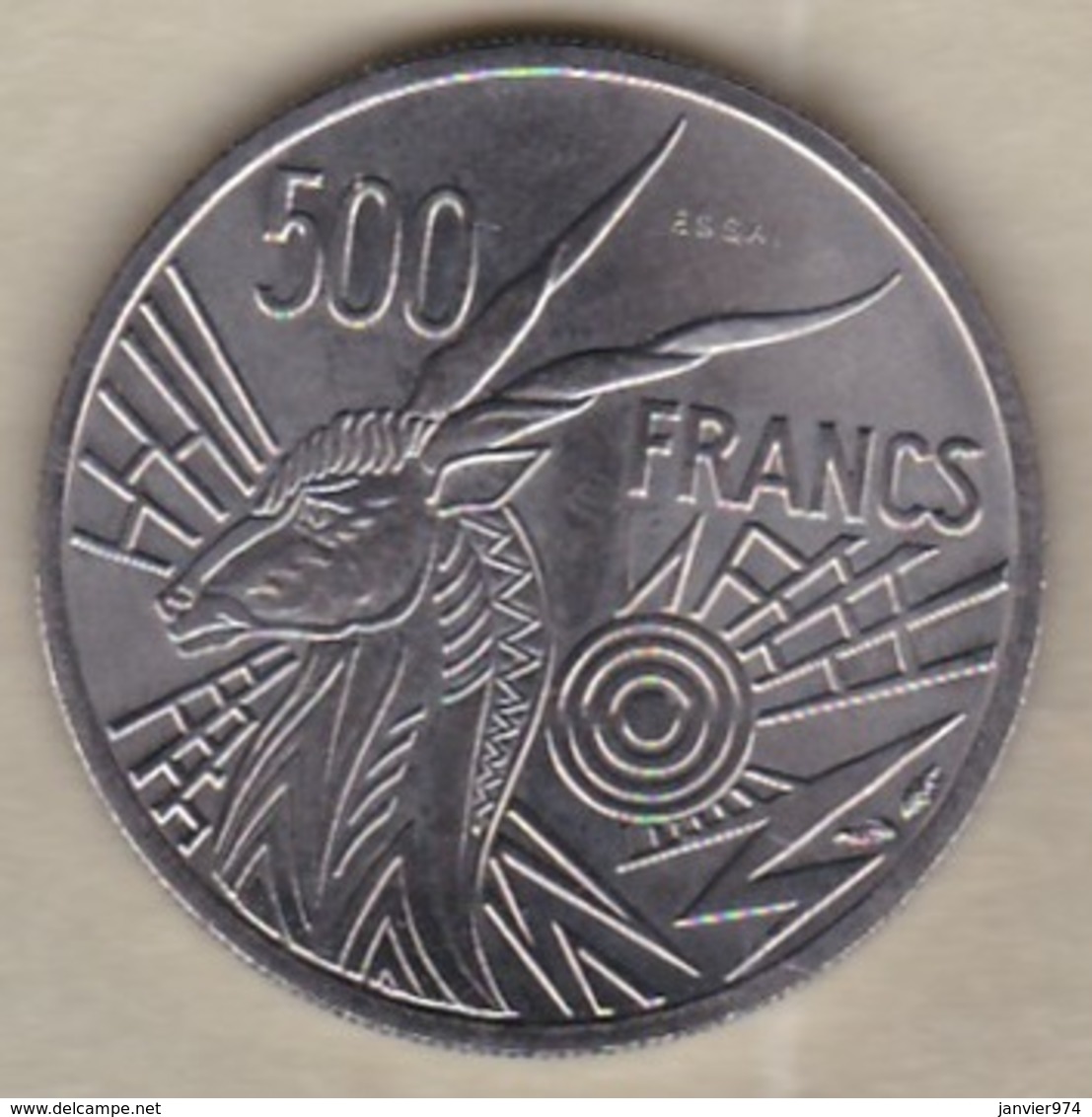 500 Francs Essai 1976 B Republique Centrafricaine - Centrafricaine (République)