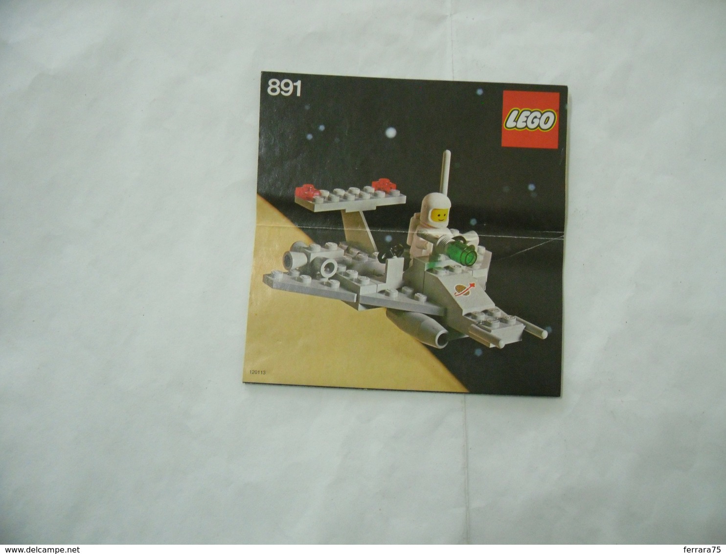 LEGO  SOLO MANUALE ISTRUZIONI COSTRUZIONE LEGO SPACE CLASSIC 891 - Catalogs