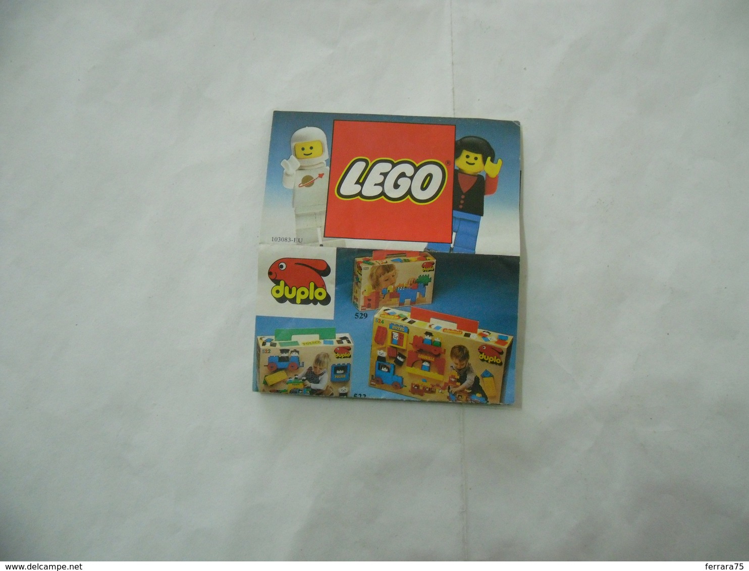 LEGO  SOLO MANUALE ISTRUZIONI COSTRUZIONE LEGO PUBBLICITà DUPLO LEGOLAND. - Catalogs