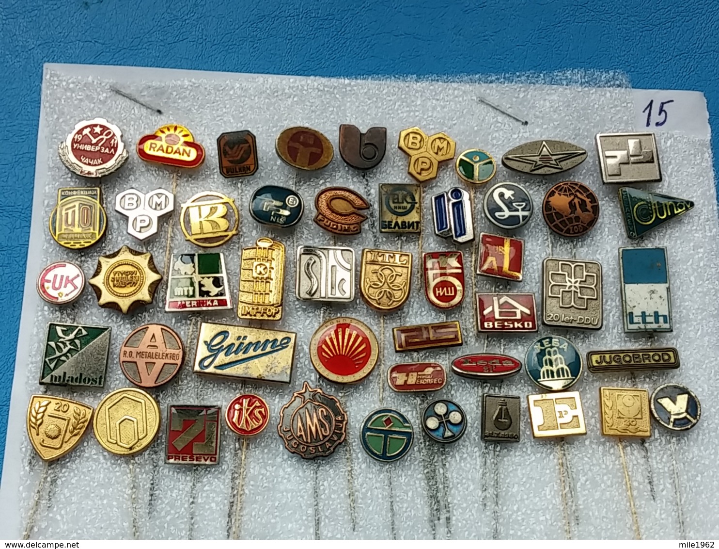 50 Pins Lot - EX Yugoslavia ( Croatia, Serbia, Slovenia, Bosnia And Herzegovina, Macedonia, Montenegro) - Lots