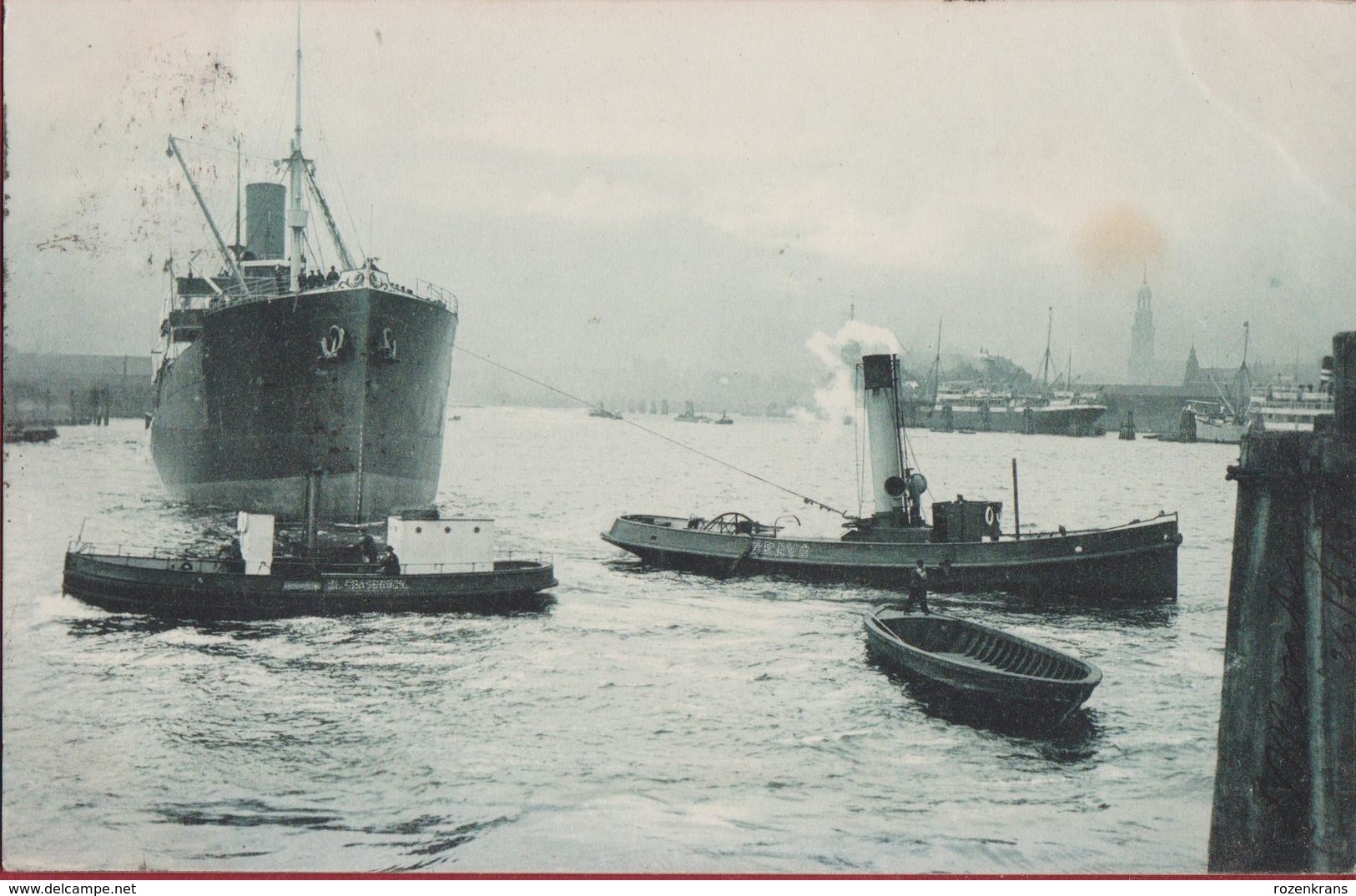 1904 Koopvaardijschip Haven Antwerpen ? Te Identificeren - Koopvaardij