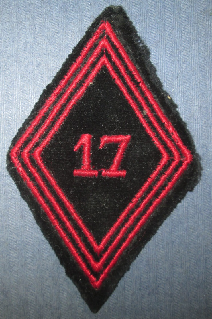 Losange Mod.1945- 17° Régiment De Génie Parachutiste - Ecussons Tissu