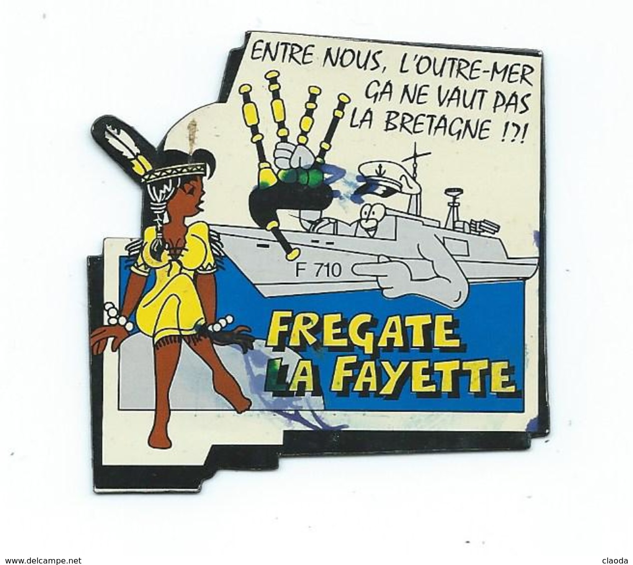 16957 - MAGNET MARINE NATIONALE  -  FREGATE LAFAYETTE - Transport