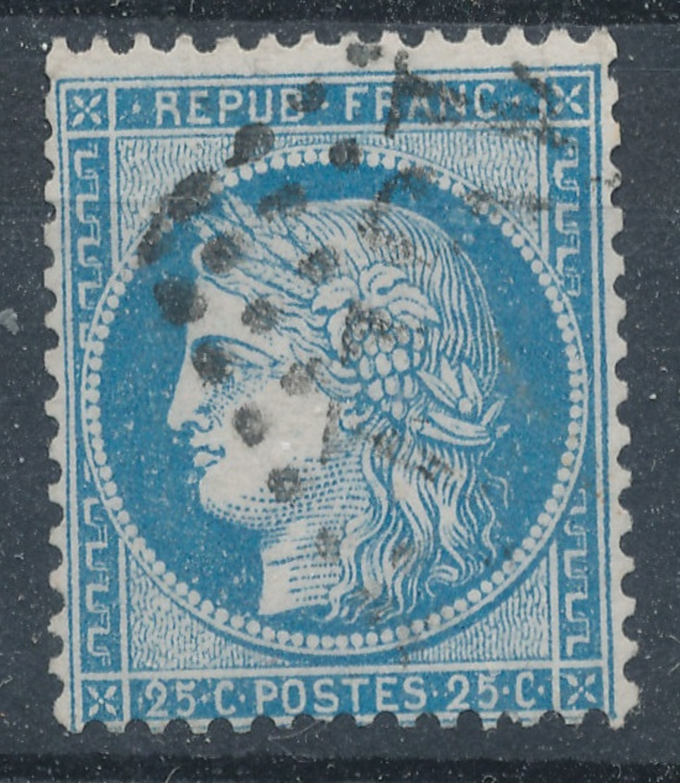 N°60 TYPE II VARIETE POSITION MARQUER AU VERSO. - 1871-1875 Ceres