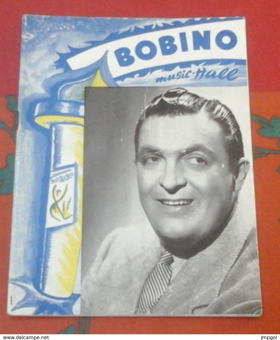 Programme Bobino Music Hall 1957 Rentrée De Henri Génés Dany Dauberson André Thorent Jacques Charby Jeanne Darbois - Programmes