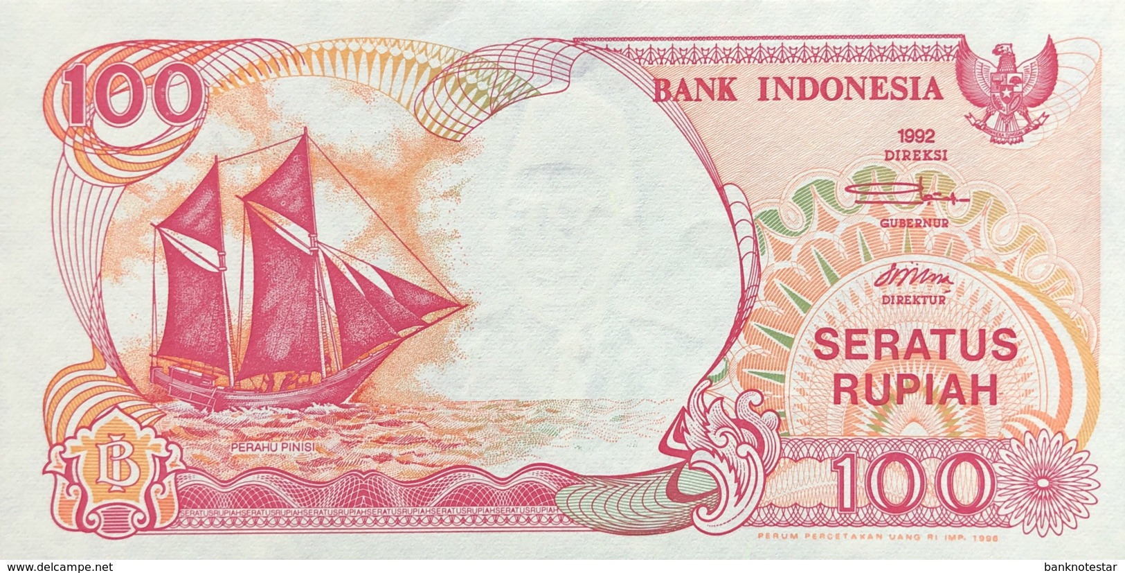 Indonesia 100 Rupiah, P-127e (1992/96) - UNC - Indonesien