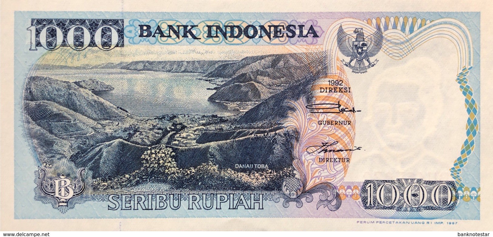 Indonesia 1.000 Rupiah, P-129f (1992/97) - UNC - Indonesien