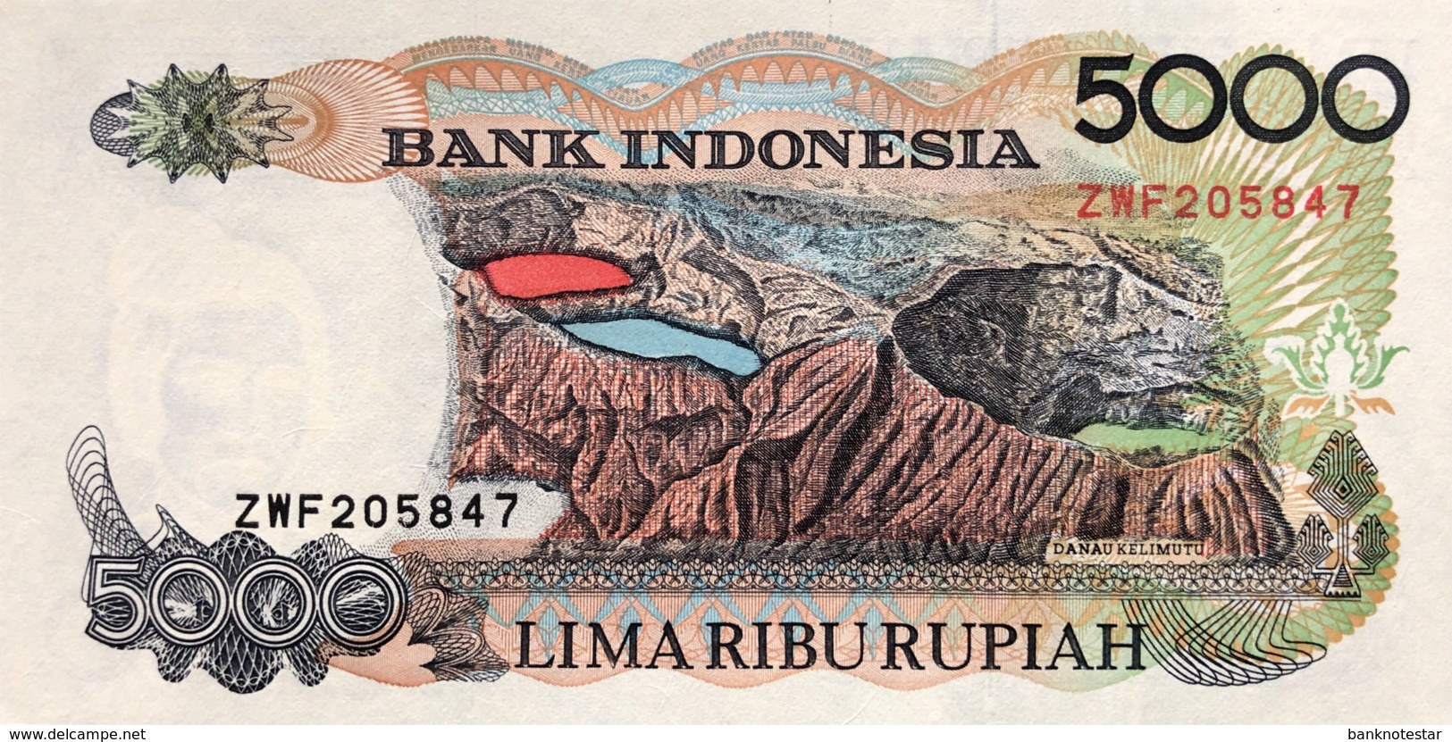 Indonesia 5.000 Rupiah, P-130i (1992/2000) - UNC - Indonesien