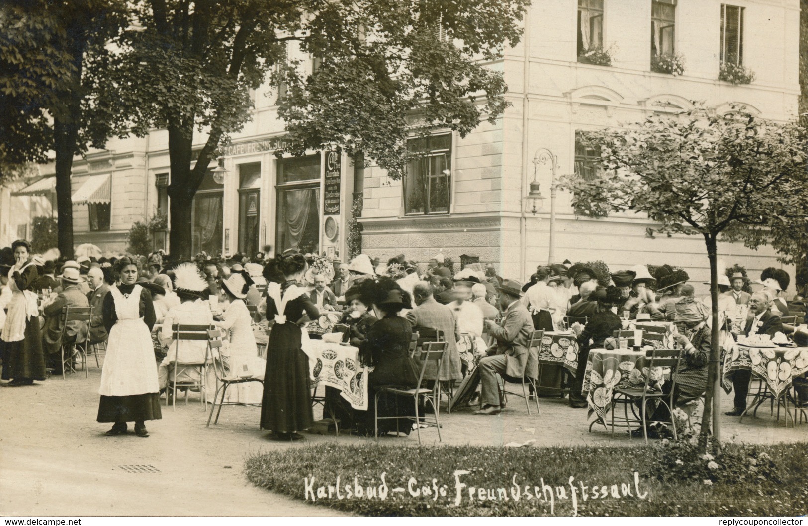 KARLSBAD / Karlovy Vary - Cafe Freundschaftssaal - Sudeten