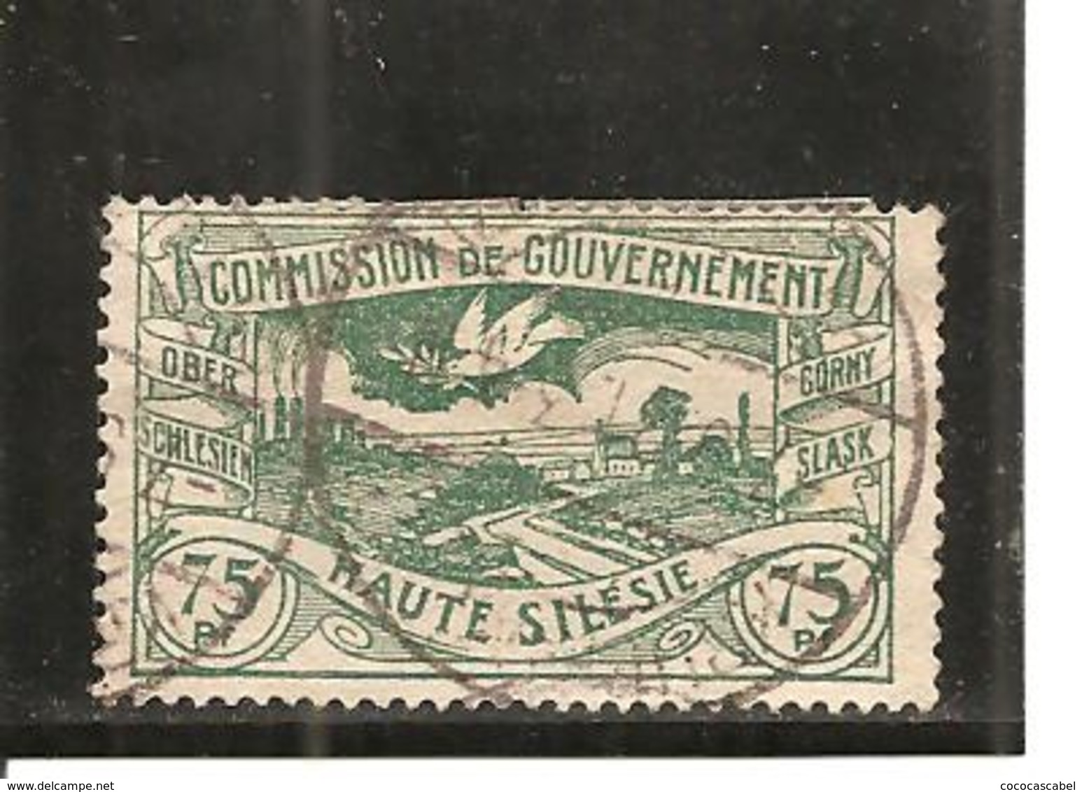 Alta Silesia Yvert  42 (usado) (o) - Silesia