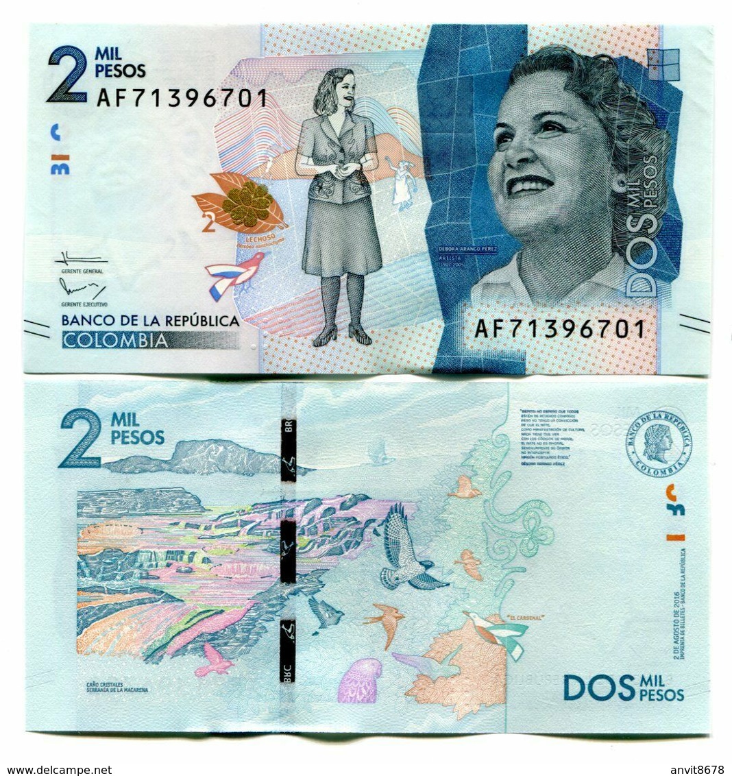 COLOMBIA   2000   2016  UNC! - Colombia