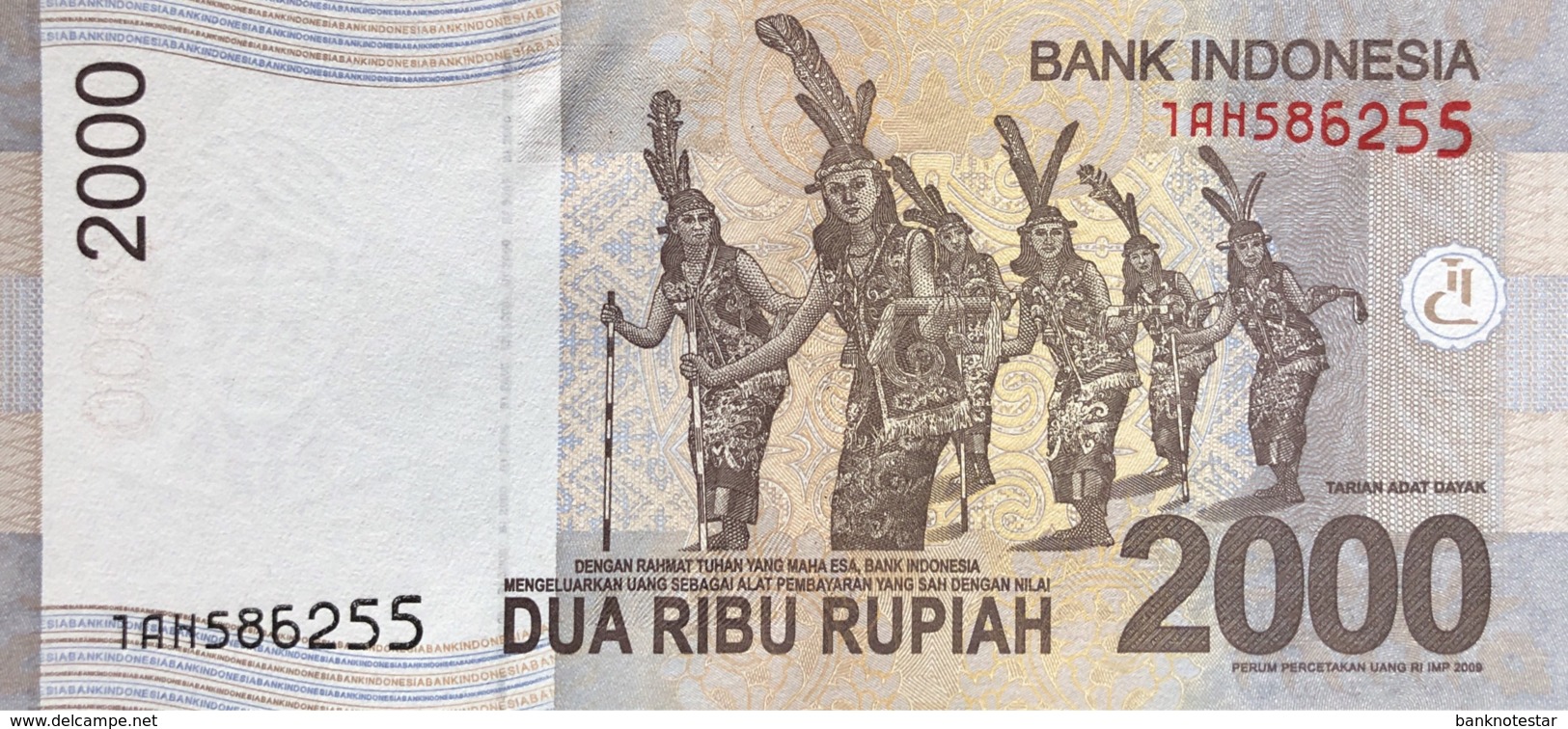 Indonesia 2.000 Rupiah, P-148a (2009) - UNC - Indonesien