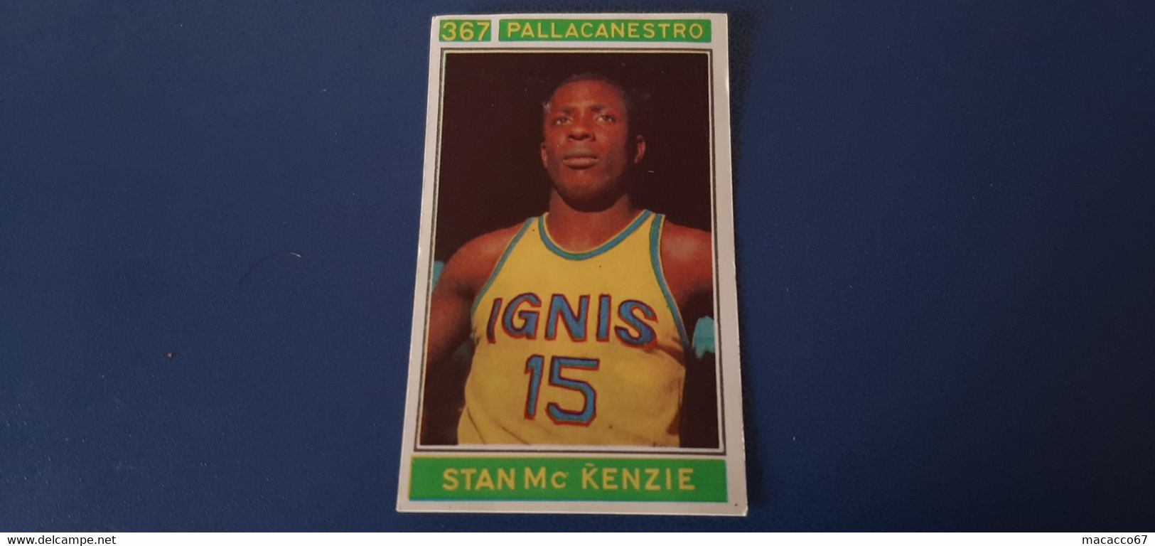 Figurina Panini Campioni Dello Sport 1967 - 367 Stan Mc Kenzie - Edizione Italiana