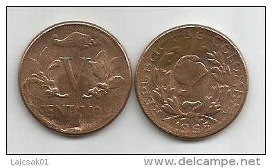 Colombia 5 Centavos 1965. - Colombia