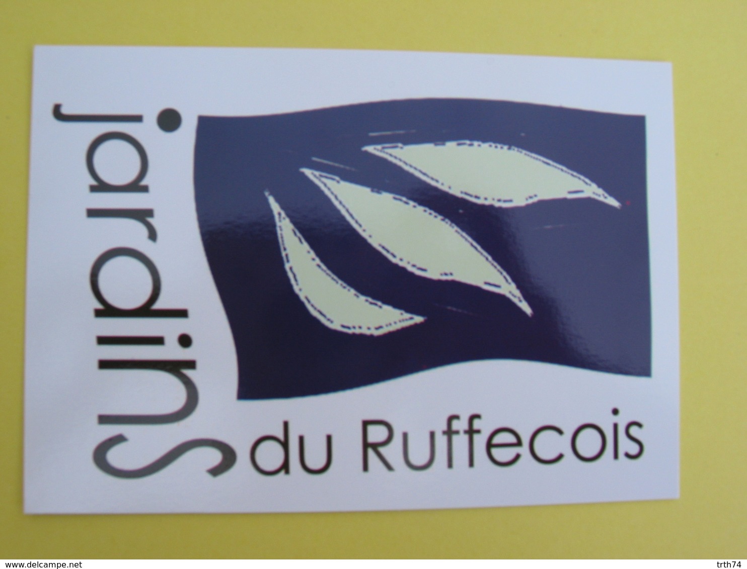 16 Ruffec Jardins Du Ruffecois Carte Pub - Ruffec