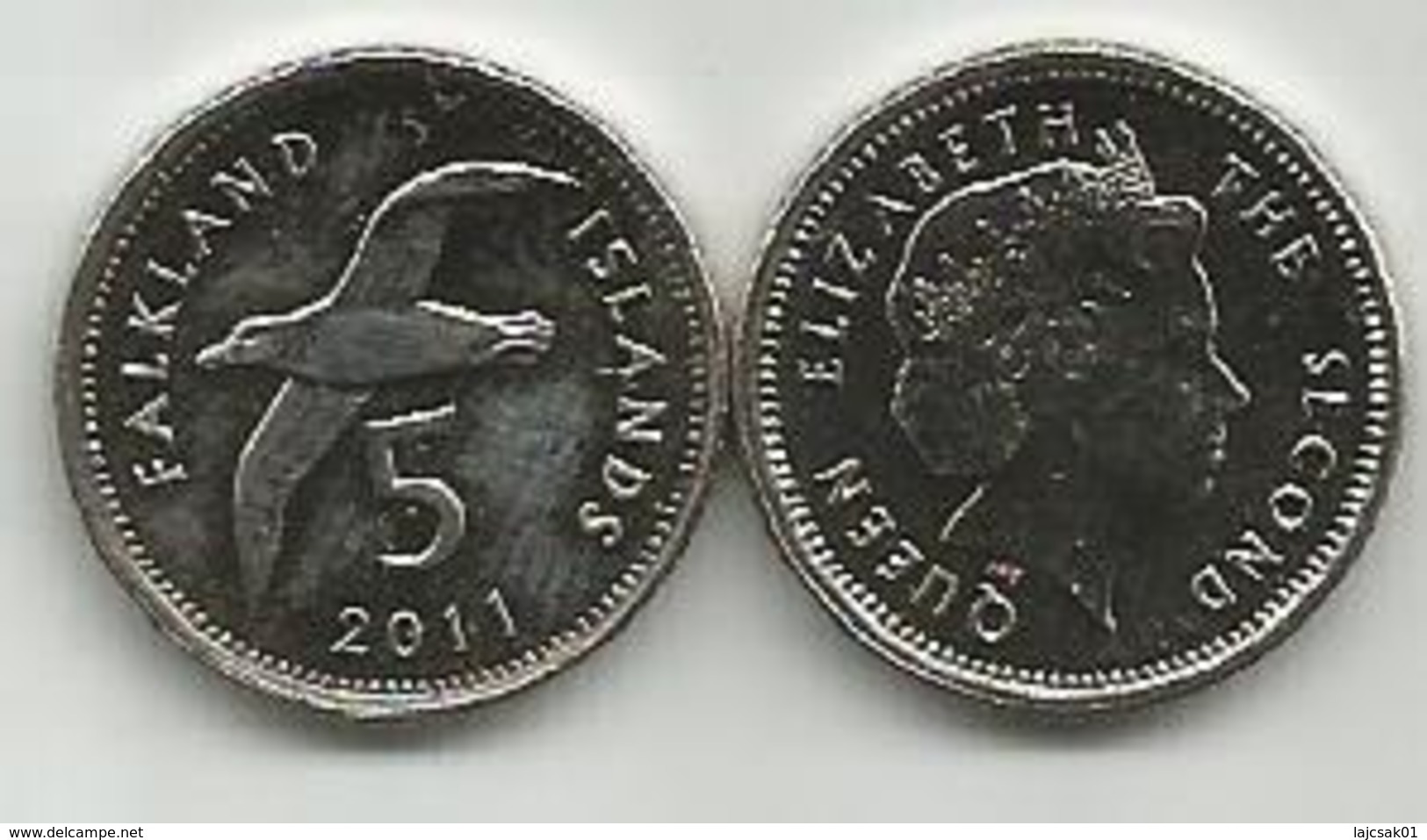 Falkland Islands 5 Pence 2011. High Grade - Falkland Islands