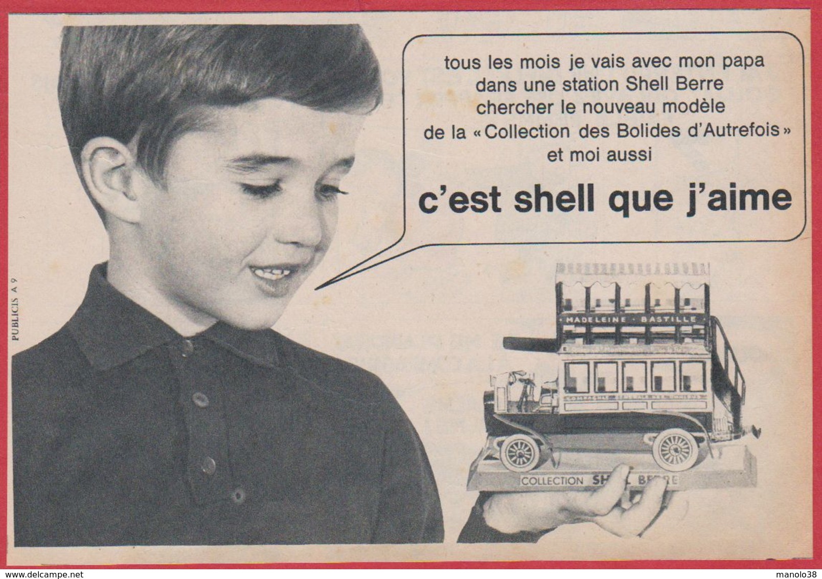 Collection Des Bolides D'autrefois. Bus Madeleine Bastille. 1962. - Publicités