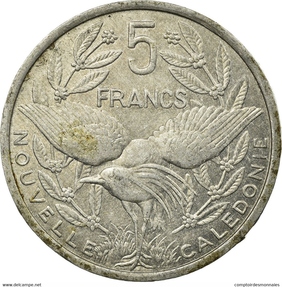 Monnaie, Nouvelle-Calédonie, 5 Francs, 1990, Paris, TTB, Aluminium, KM:16 - Nouvelle-Calédonie