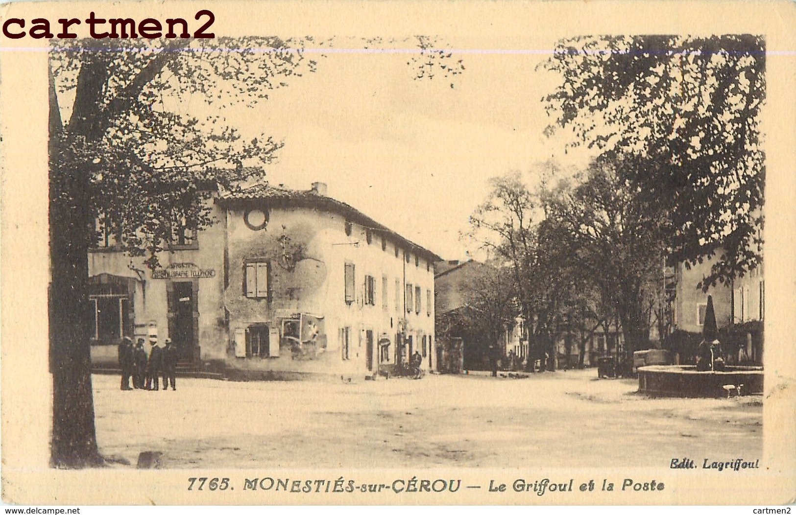 MONESTIEES-SUR-CEROU LE GRIFFOUL ET LA POSTE 81 - Monesties