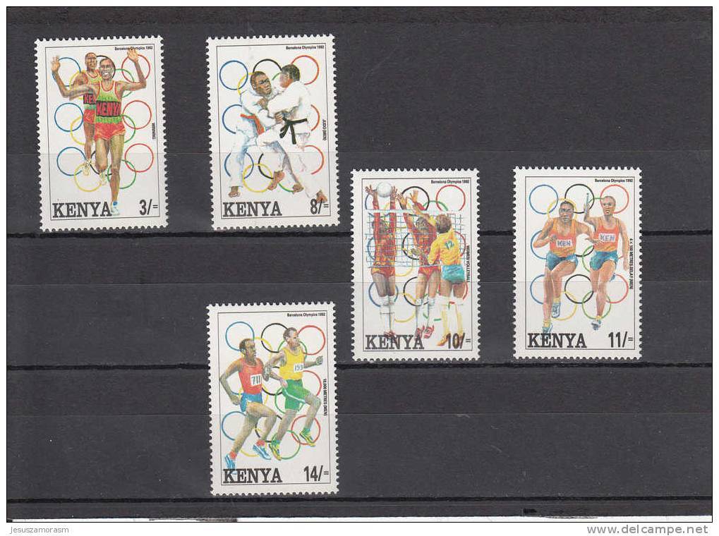 Kenia Nº 548 Al 552 - Kenia (1963-...)