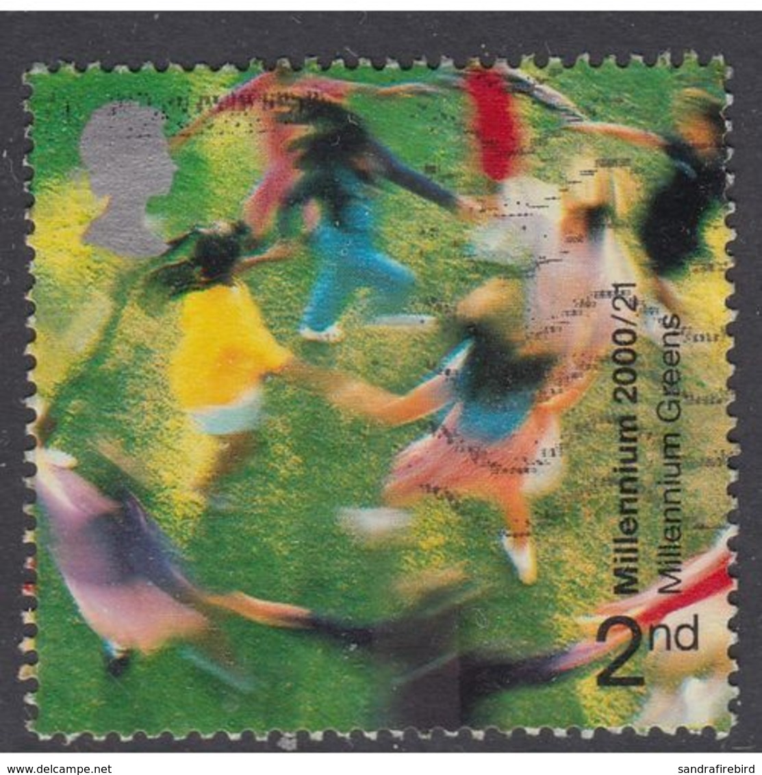 2000 Millennium Projects 6 - "People And Places" - Children Playing 2nd - Used Stamps