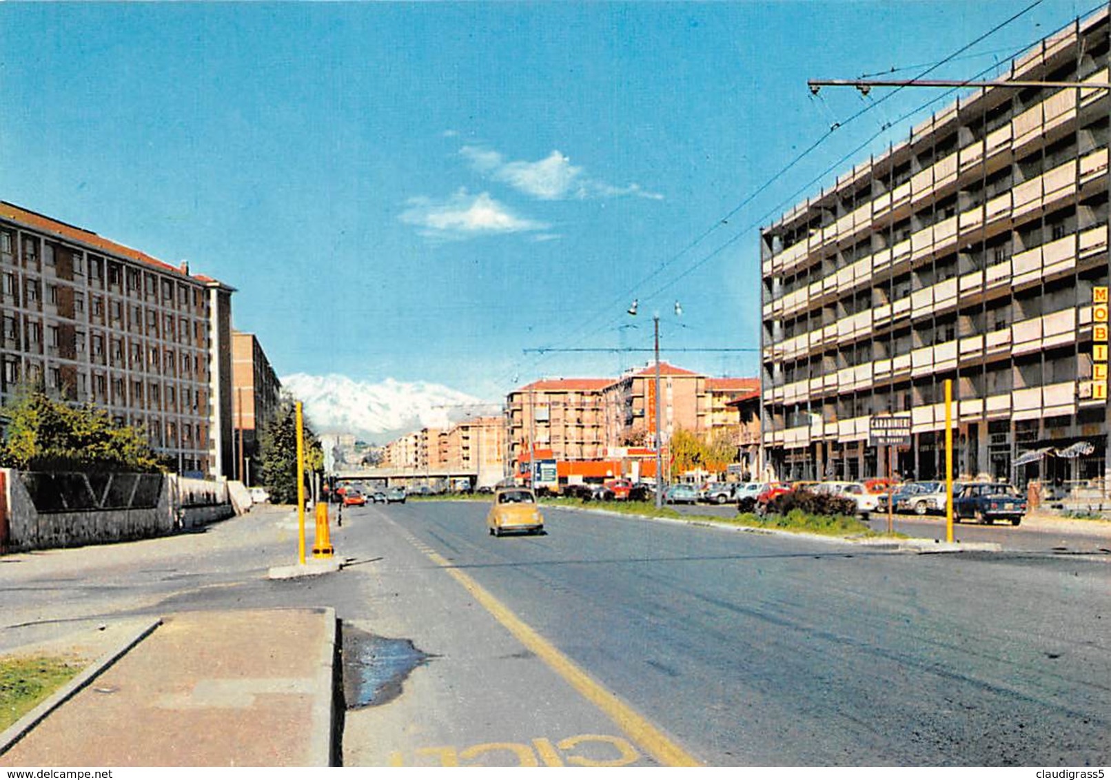 0452 "CASCINE VICA - RIVOLI (TO) - CORSO TORINO" FIAT  500 CART. ORIG. NON SPED. - Autres & Non Classés