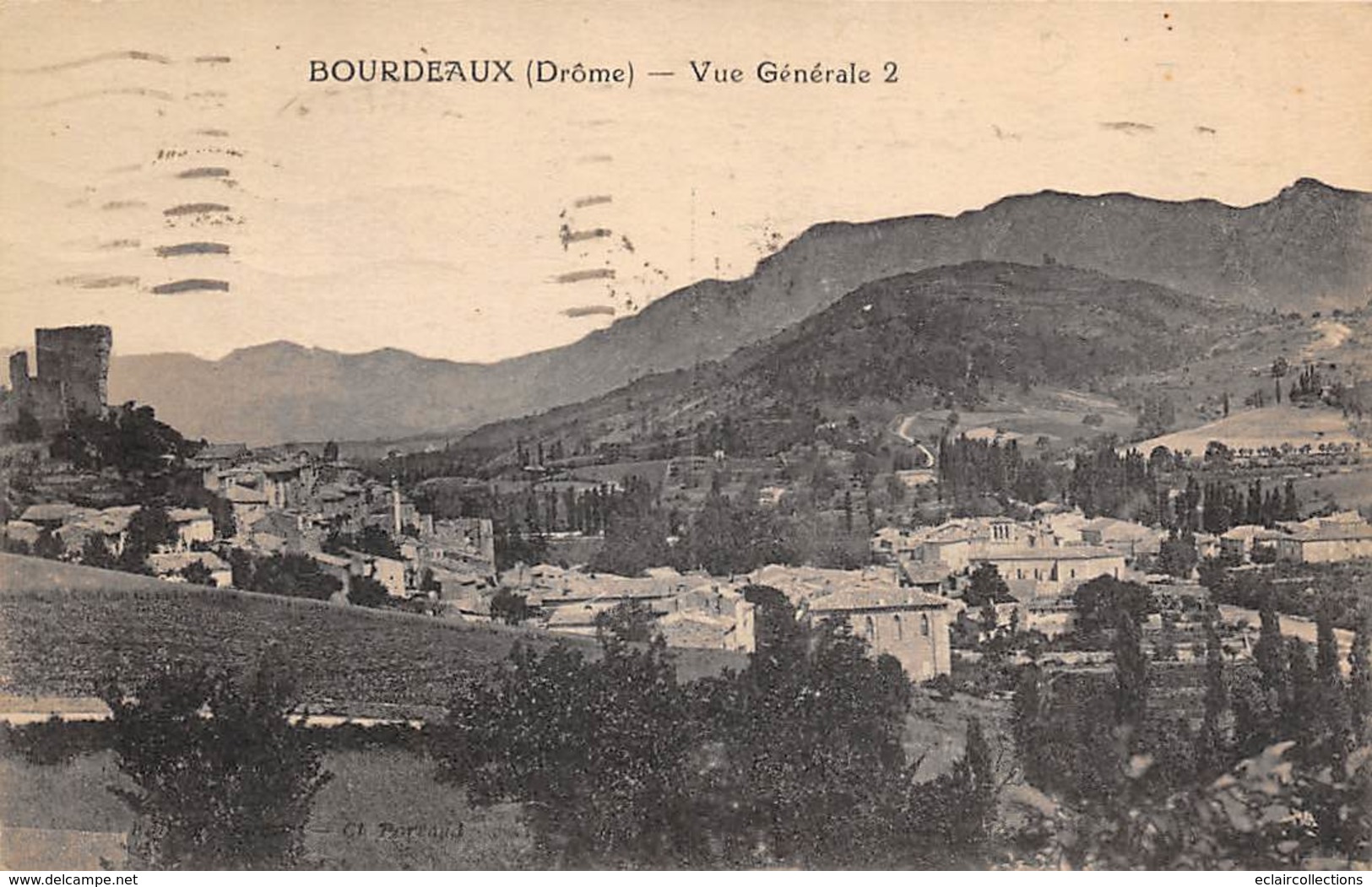 Bourdeaux    26     Vue Générale 2   (Voir Scan) - Autres & Non Classés